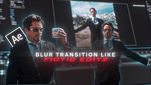Make Your Edits Go Viral with This Blur Transition! - Transition like fictic editz #tutorial #ae
