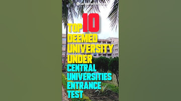 Top 10 Deemed University Under CUET #careerwithriwas #cuet #cuet2023 #cuetexam #deemeduniversity