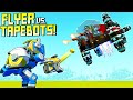 I Built A Destructible Flyer To Battle Tapebots From Above! - Scrap Mechanic Gameplay