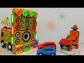Diy Mini DJ Navratri lightning truck at-home kaise banaye big Gadi lights @saurabhcrrator-05