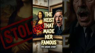 The Heist That Made Her Famous: How the Mona Lisa Was Stolen! 🎨 🕵️‍♂️  #itihasx #facts #history