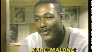 NCAAW + NCAAM Basketball   1985   Special   Louisana Tech Lady Techsters + The Mens Karl Malone