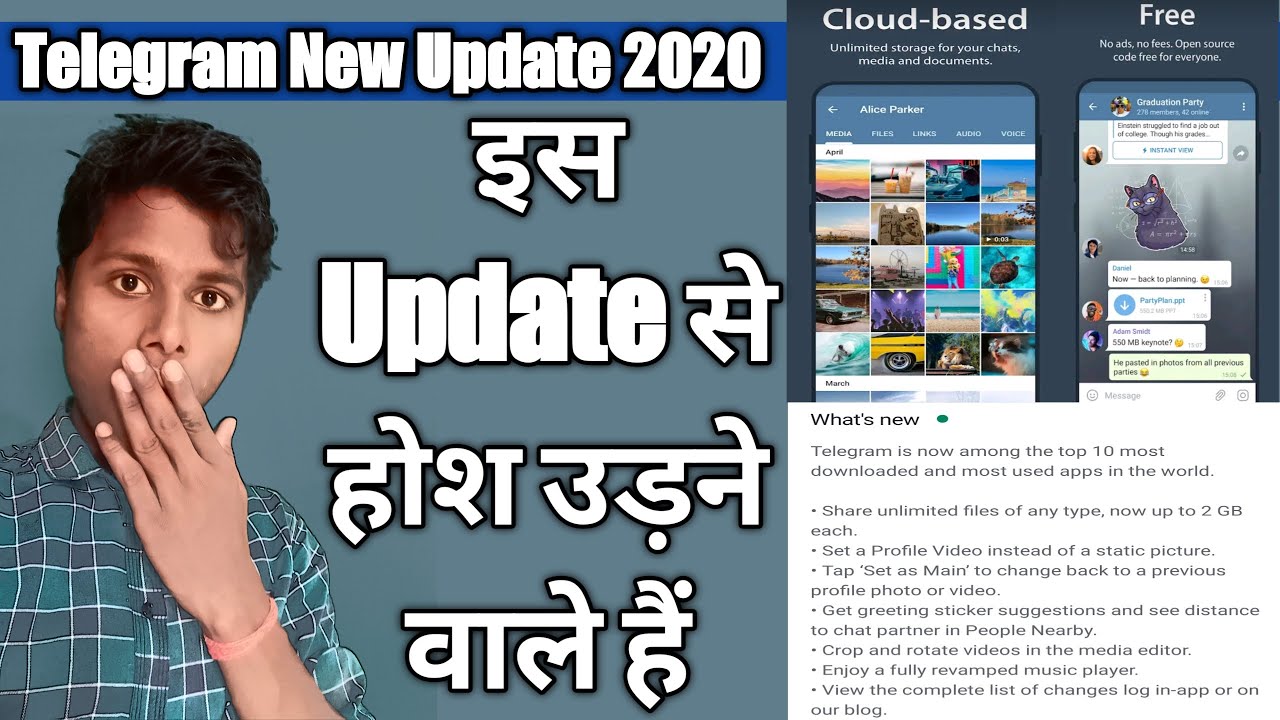 Telegram new update features | telegram latest update features 2020 By ...