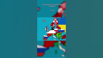 Europe but my comments change it!! Part 6!! #map #maps #europe