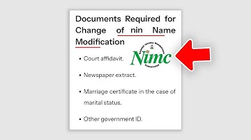How to Change Your NIN Name Online – Full Guide + Required Documents