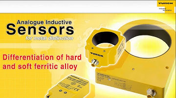 Analog inductive sensors for metal distinction - Turck