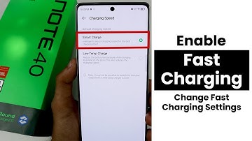 Enable Fast Charging In Infinix Note 40 | Change Fast Charging Settings