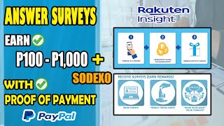 RAKUTEN INSIGHT SURVEYS REVIEW / EARN UP TO P1000 AT SODEXO VOUCHERS W/ PROOF OF PAYMENT screenshot 4