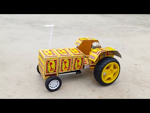 How To Make Tractor With Matchbox 