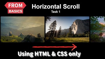 Een horizontale afbeeldingscroll maken met HTML en CSS, alleen voor beginners | Stapsgewijze hand...