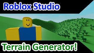 Celebrity Roblox Studio Tutorial - How to Script a Terrain Generator! Wealth