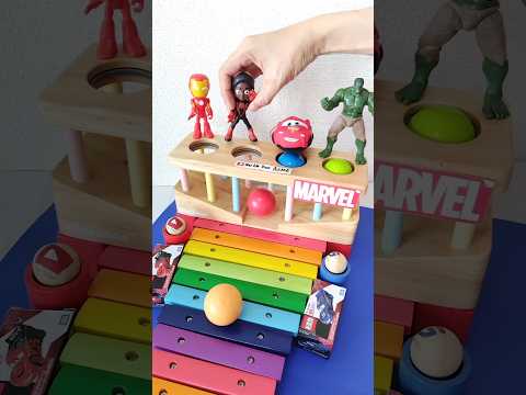 🎶Sound＃24 Marvel Spider-Man  Oody satisfying ASMR #shorts #asmr #funny @marblerun-asmr