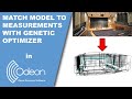 Matching model to measurements with genetic material optimizer - ODEON tutorial