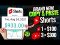 How To Make Money With YouTube Shorts Just By Copying & Pasting Videos To Earn $100+ EVERY DAY!