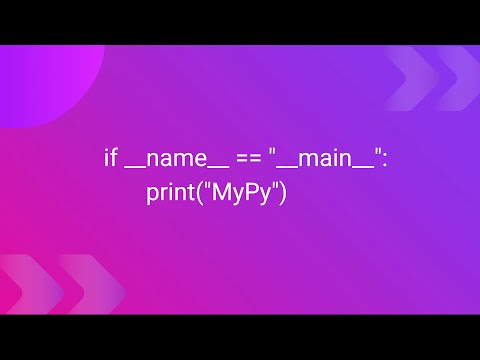 if __name__ == "__main__" in python