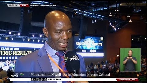 2024 Matric Results | DBE Minister to announce results - DG Mathanzima Mweli shares more
