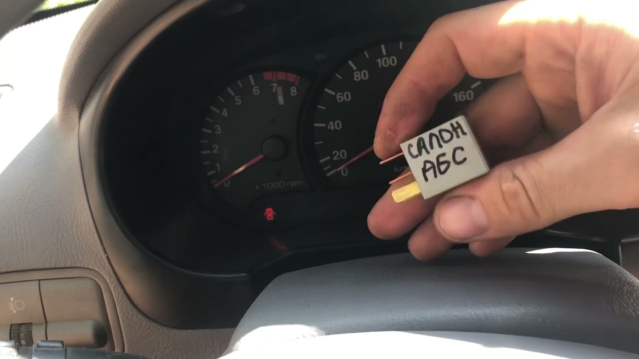 Горит абс хендай солярис