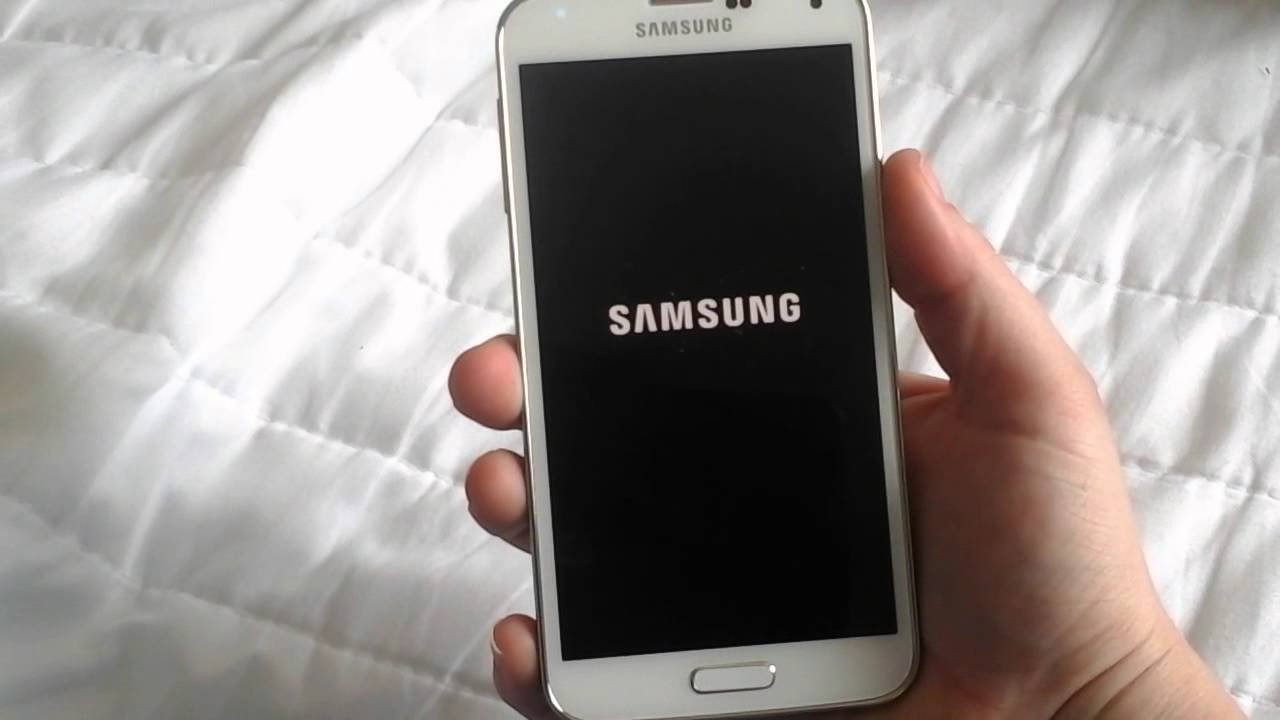 Samsung S5 constant reboot - YouTube