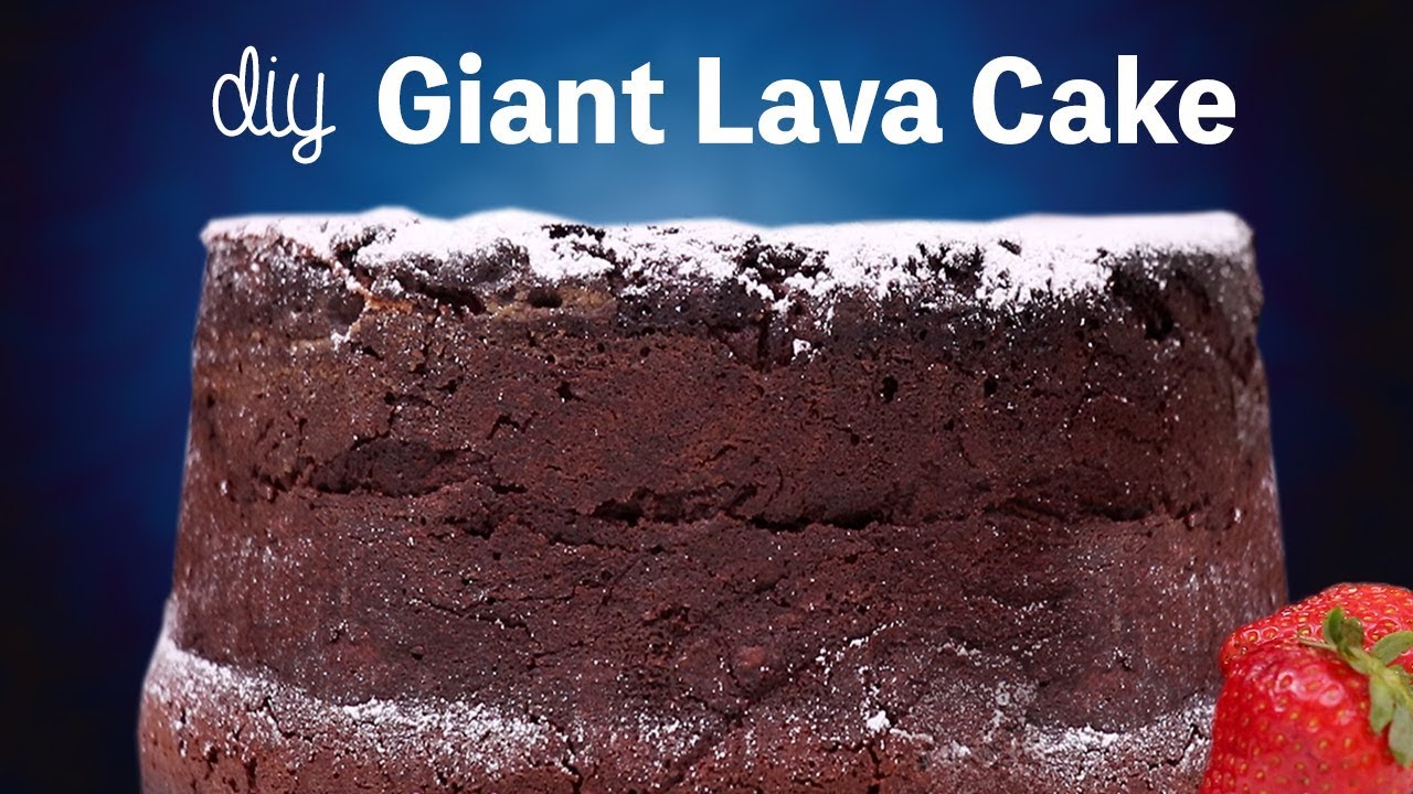 DIY GIANT LAVA CAKE - WILL IT CLOG? | HellthyJunkFood