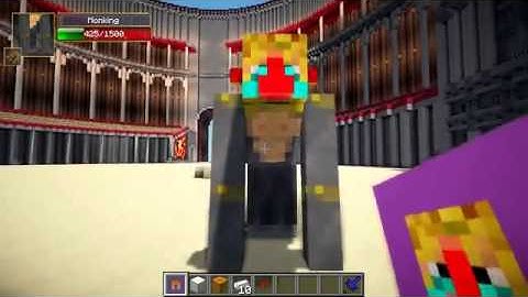 Minecraft - Iron Golem Vs Monking