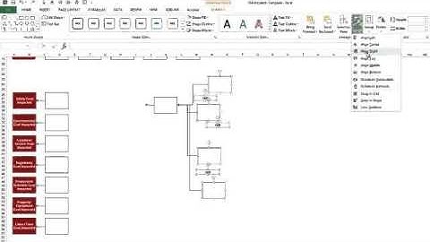 Align a vertical column of text boxes