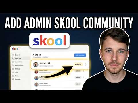 How To Add An Admin To Skool Community Group 2026 (Full Guide)