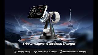 Charge Up In Style With The Smacat 3in1 Magsafe Charging Station For Apple Devices! screenshot 3