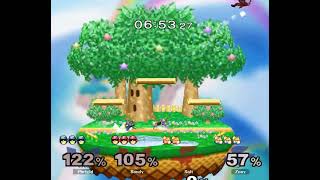 FATM 2 - Melee Doubles LQF — Sandy ⟮Falcon⟯ + Salt ⟮Fox⟯ vs Zoey ⟮Fox⟯ + Phrigid ⟮Falcon⟯