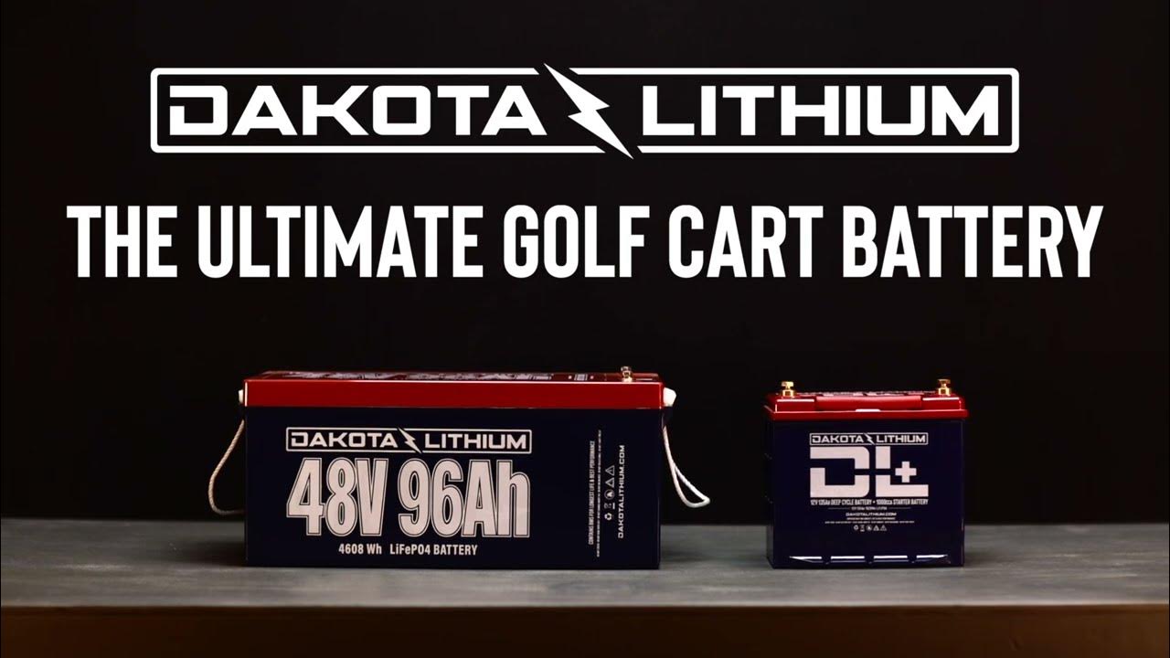 Dakota Lithium - Golf Cart Batteries - YouTube