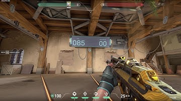 VALORANT  100-Bot Aim Challenge - 85 seconds