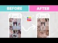  instagram feed idea soft  creamy theme  stepbystep tutorial  with special puzzle grid