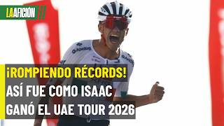 Isaac Del Toro Rompe Récord Y Es Campeón Virtual Del Uae Tour