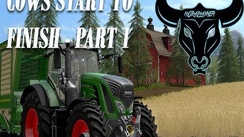 Farming Simulator 17 Cows From Start to Finish - Part 1
