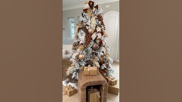 Autumn Inspired Christmas Tree 🍁