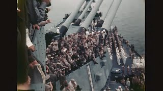 Japanese Surrender in Color - 1945 - The Only Color Footage of the Surrender Aboard the USS Missouri