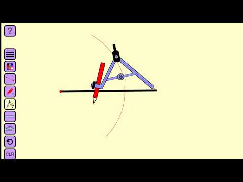 How to Construct a Line Bisector