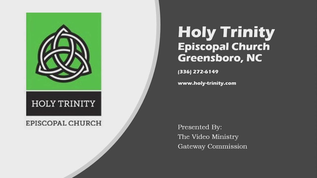 Holy trinity episcopal church greensboro nc april 23 2023 youtube