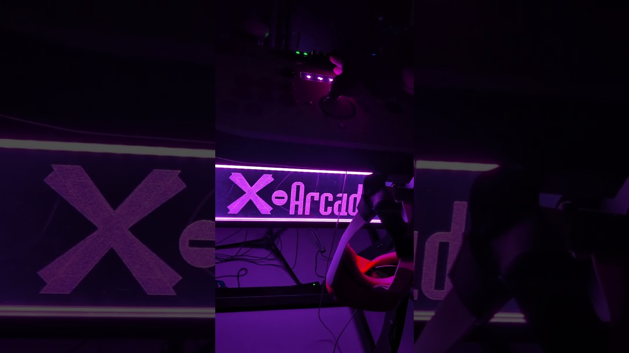 Управляйте подсветкой на подставке X-Arcade Arcade2TV-XR.