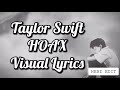 Taylor Swift - Hoax (Visual Lyrics)