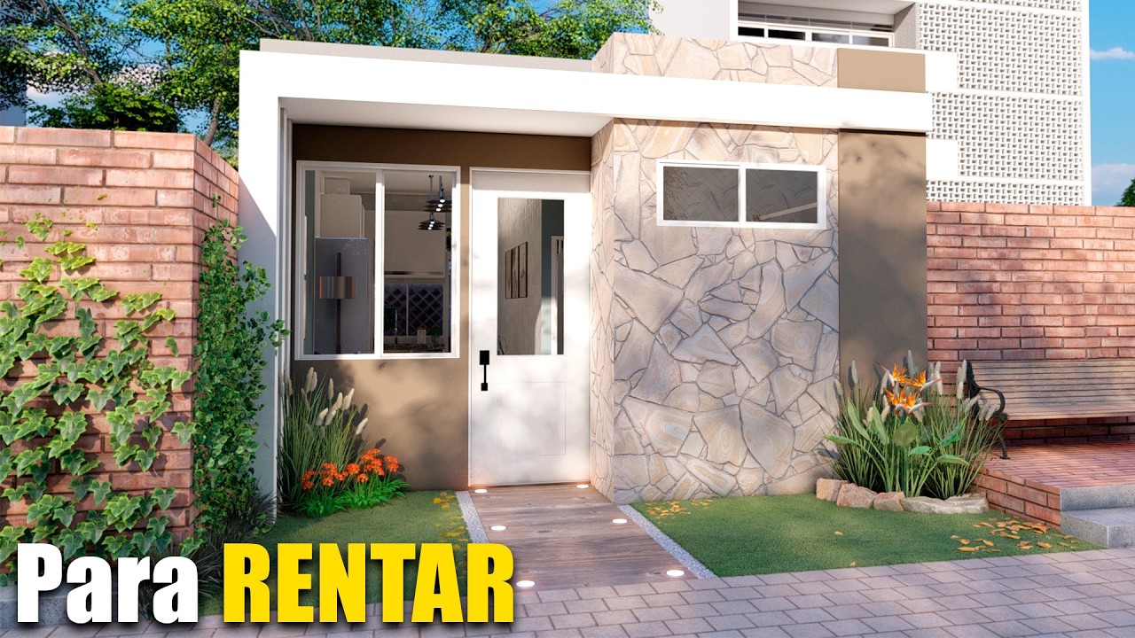 Casa de 5x7 metros | Casa para RENTAR | Casas pequeñas pero BONITAS ...