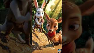 🐰 BUMINYA MAU MAKAN RARA!!! 🕳️ Bahaya Monster Pasir Hisap di Tengah Hutan! ✨ #edukasianak #cartoon