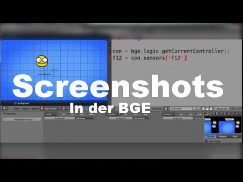 Python für Blender Tutorial Screenshots in der BGE - YouTube