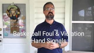 Hand Signals for Basic Basketball Common Fouls & Violations