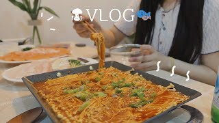 ENG)vlog 대용량 택배 뜯고