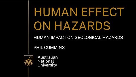 Human impact on geological hazards