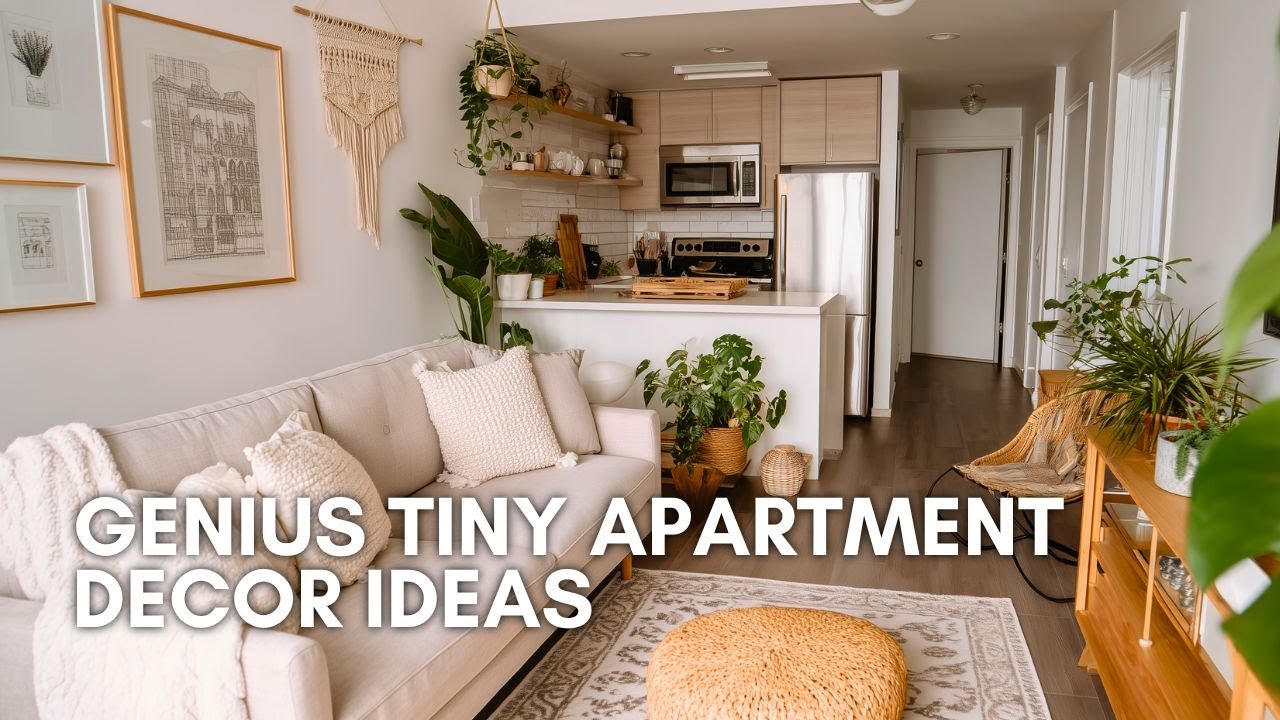 Genius Tiny Apartment Decor Ideas to Maximize Space | Stylish ...