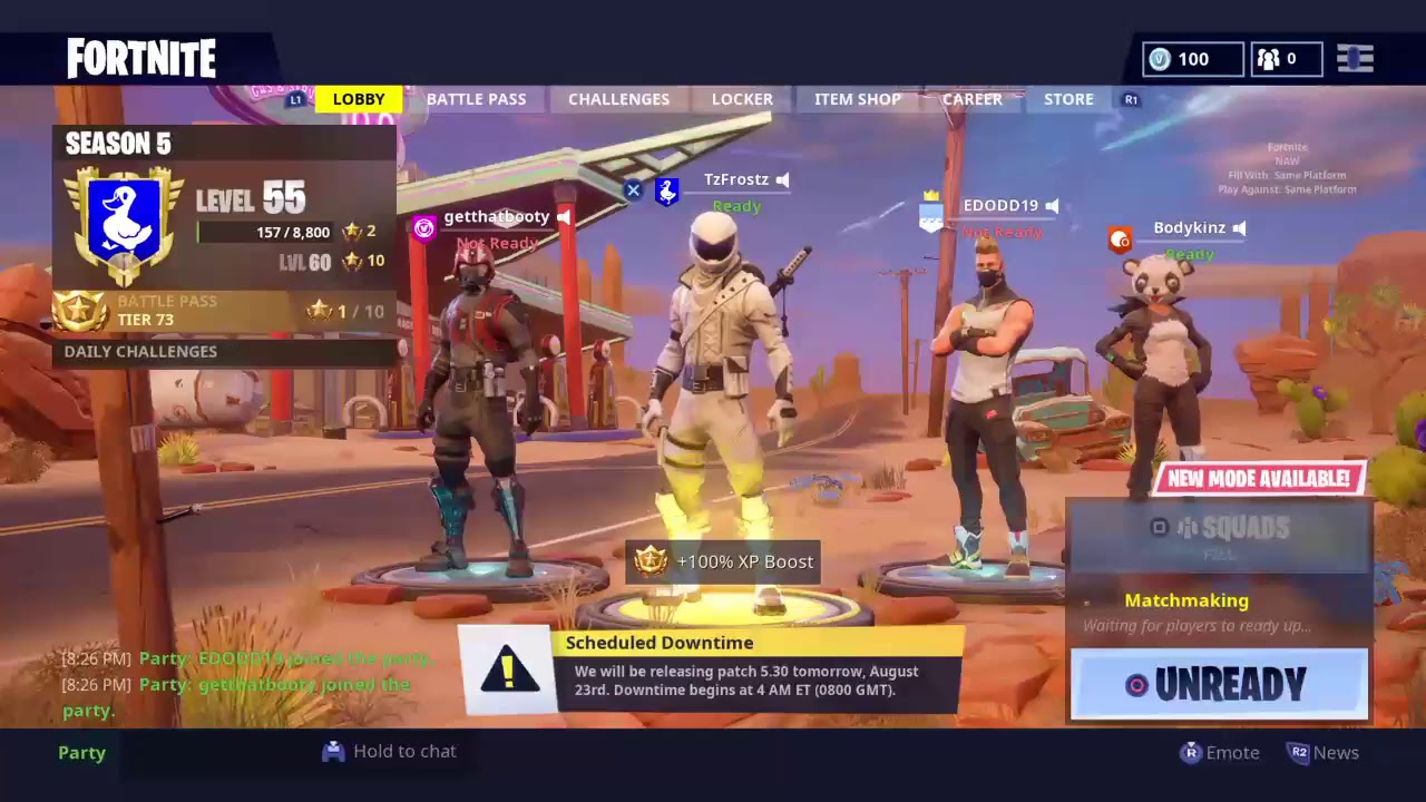 Playing random squads on fortnite - YouTube