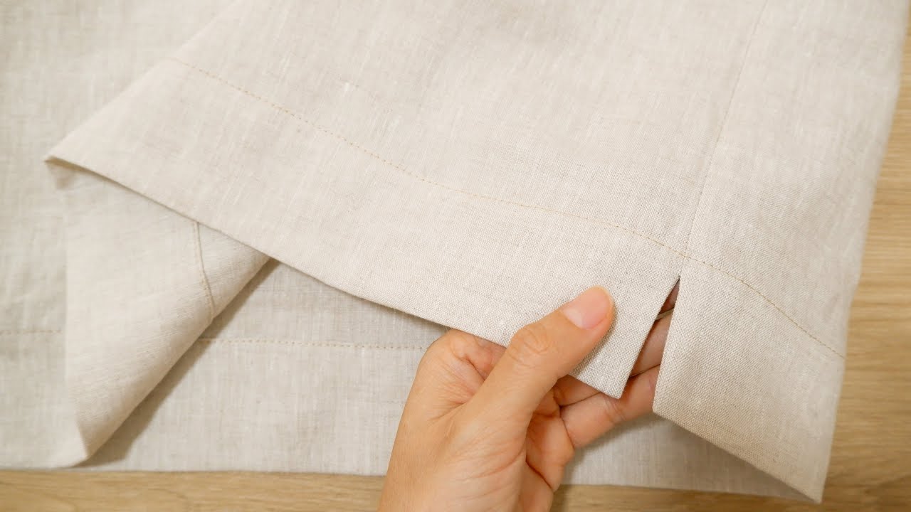 How to Sew a Split Hem