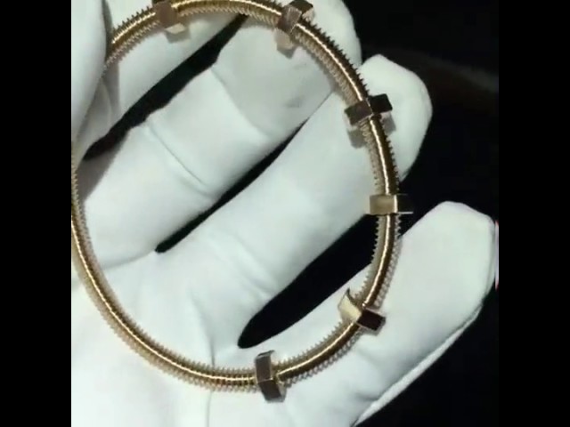 how to open cartier ecrou bracelet