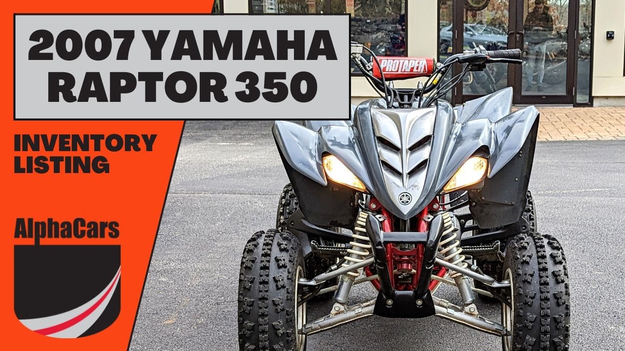 2008 Yamaha Raptor 350 Atv Four Wheeler Quad - Good Condition